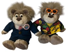 Vtg 1999 Bubba for President Plush Works and 1998 Baby Aboard Does Not Talk 13  