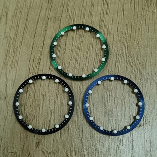 28.5MM Watch Dial Skeleton Ring Single Nail/12 Nail Bezelfor Japan NH70 Movement - Bild 1 von 32