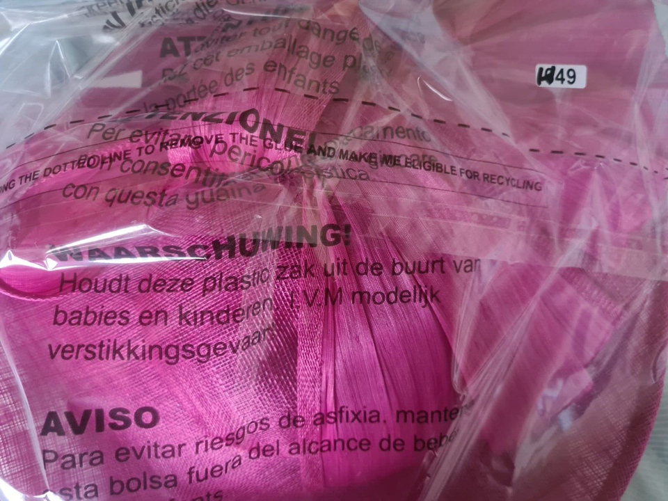 John Lewis Fascinator Magent Wide Brim Trim Hat Headband BNWT RRP£165