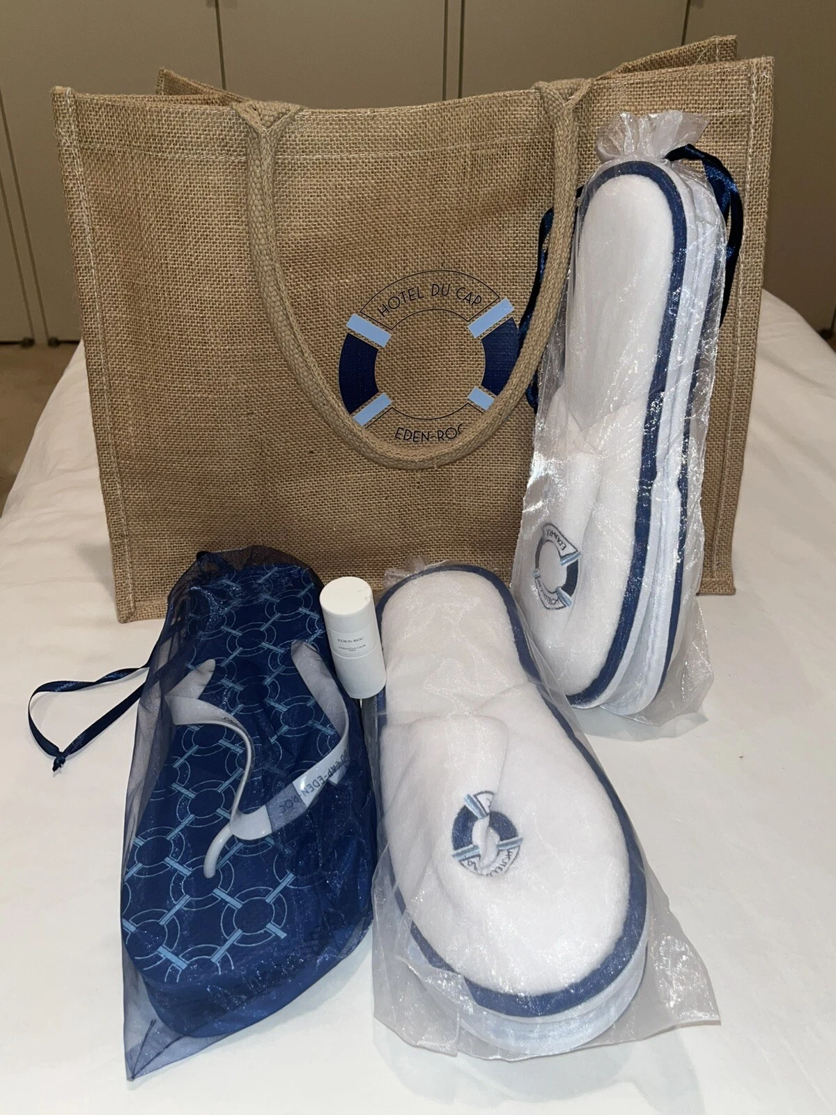 Sac de plage, tongs, pantoufles, Dior Eden Roc Splash Hotel Du Cap Eden Roc neuf