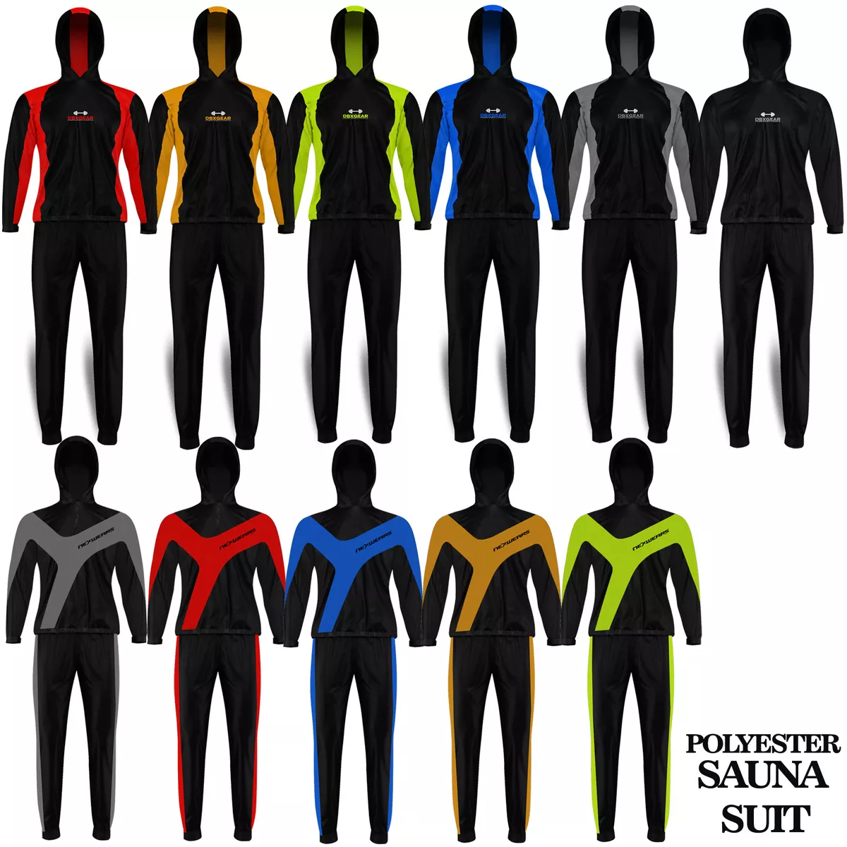 Workout sweat online suit