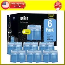 Braun Clean & Renew Refill Cartridges, 6 Count, Pack Of 1