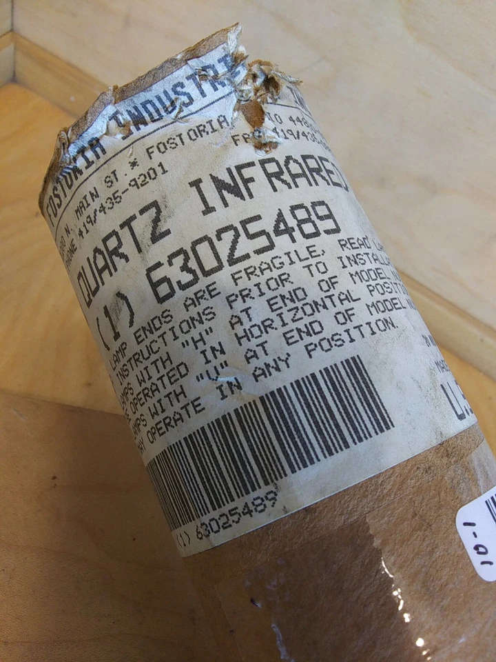 Fostoria Industries 63025489 Clear Quartz Infrared Lamp - Image 2 of 4