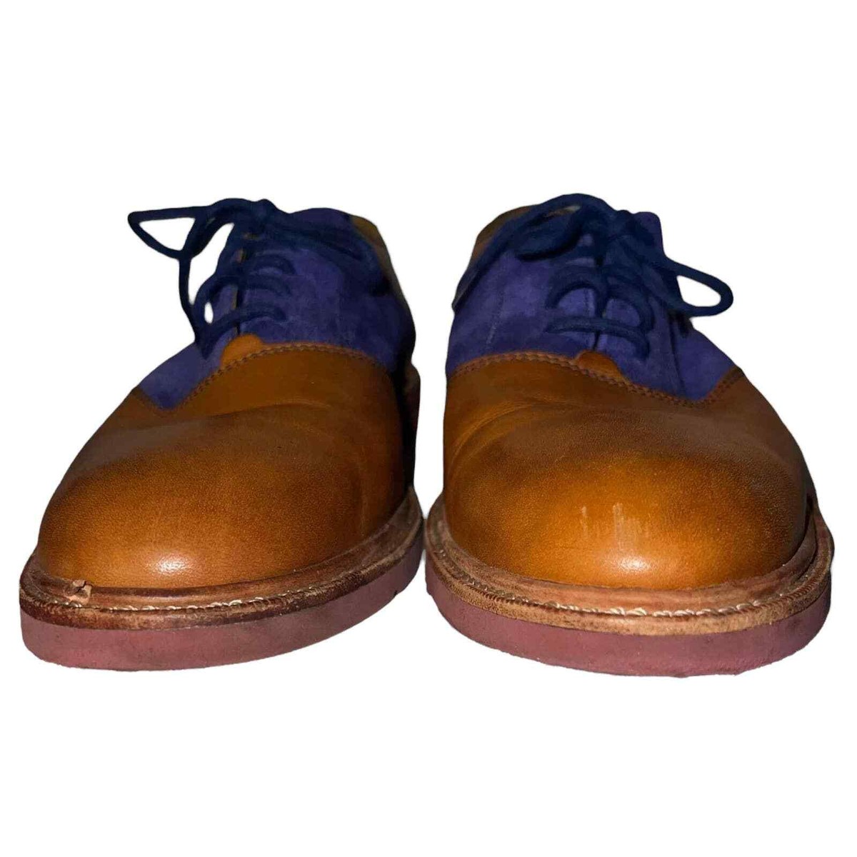 Rare Cole Haan Christy Wedge Oxford Shoes Cole Haan Christy Wedge Sole Oxford Leather & Suede Shoes  main image 4