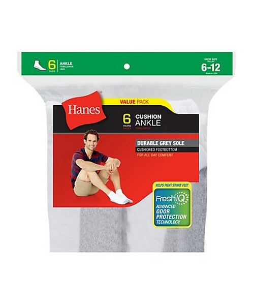 Hanes Max Cushioned Crew Socks, Moisture-Wicking With Odor Control Multi Pack Ultimate Freshiq Paires De Chaussettes Anti Odeurs Pour Homme Blanc Gris Noi  2de9bb89 5b08 5115 Bc2f 7c64c4874cac