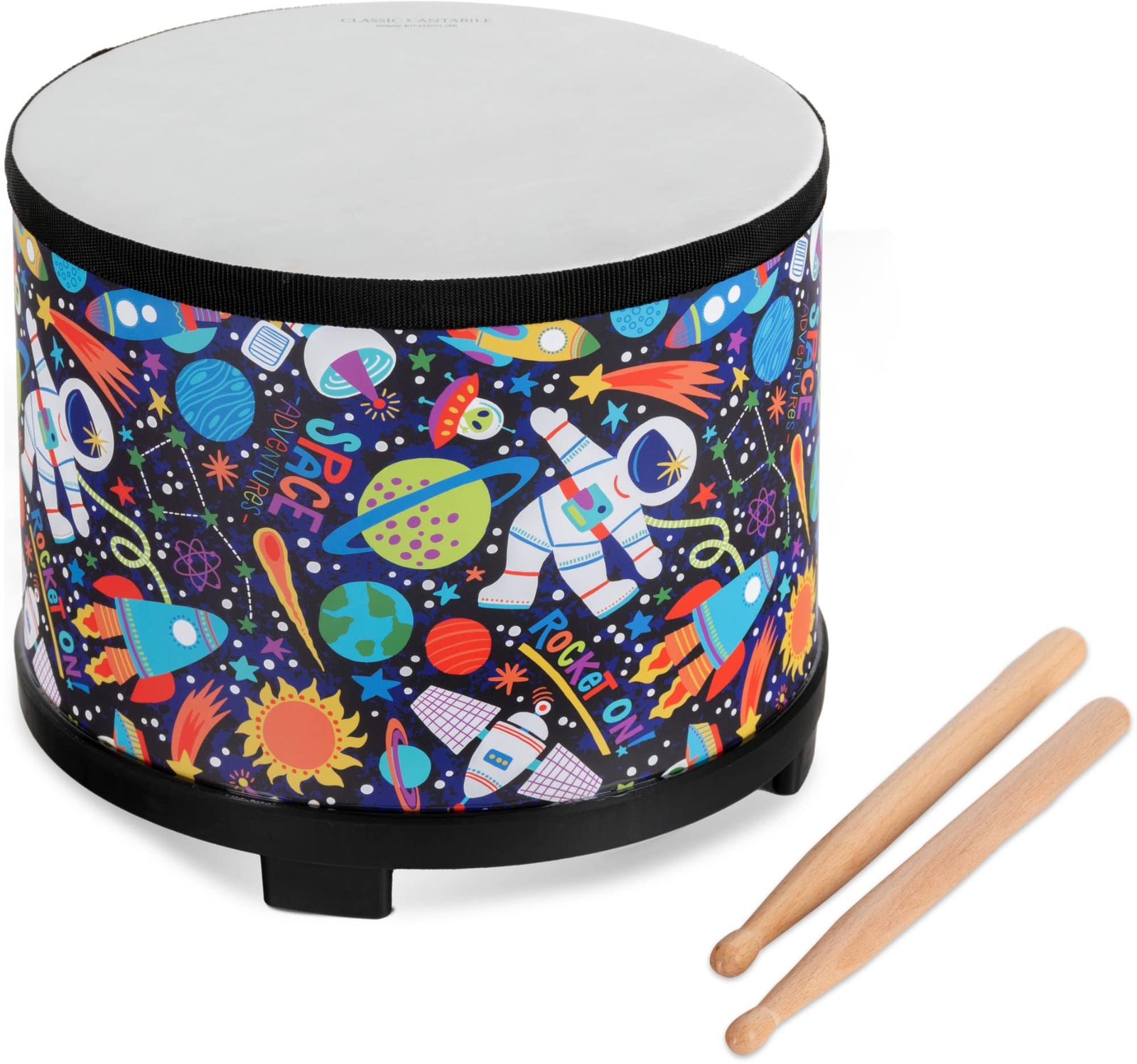 Барабанные палочки Kinder Trommel Astronaut Design 10 255 см Holz bunt Fe Spielzeug 5390₽