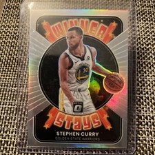 2021-22 Donruss Optic Basketball Stephen Curry Winner Stays Holo Prizm #4 Mint 