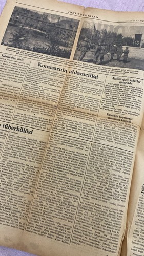 JANI TURKISTAN . Zeitung Ost Legion Newspaper World War 2 WWII berlin 1943 no:23 - Picture 3 of 9