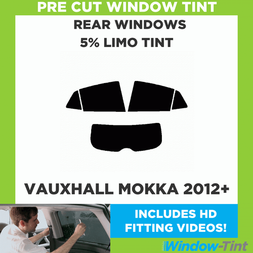 Pre Cut Window Tint for Vauxhall Mokka 2012+ 5% Limo Rear Car Tinting Film Opel - Picture 2 of 10