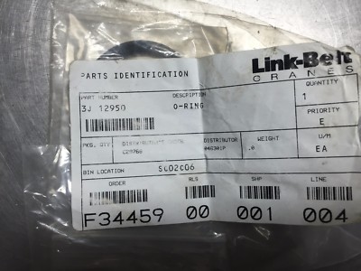 3J12950 Link-Belt O-RING  3J-12950 , 3J 12950
