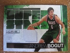 ANDREW BOGUT 2010-11 ROOKIE & STARS SUPER STARS GAME WORN JERSEY #54/100
