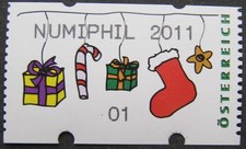 Marka automatu z przelewem cylindra ciśnieniowego na dole, 1 cent, rzadka