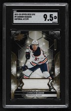 2019-20 SPx Memorabilia 67/199 Connor McDavid #9 SGC 9.5 Mint+ py2