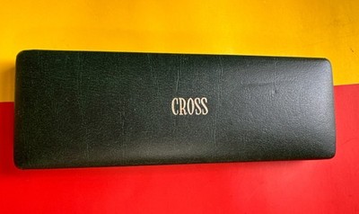 Vintage Empty Cross  Empty Classic  green Box With Cross Refill _1 Slot -No Pen