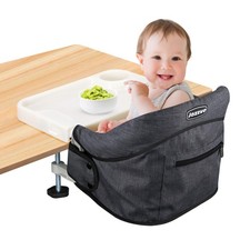 Hook On High Chair, Clip on High Chair with Removable Dining Tray for Babies ...