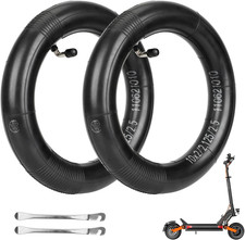 (2-Pack) 10X2 10X2.125 10X2.5 Replacement Inner Tubes with 90 Degree for Nanrobo