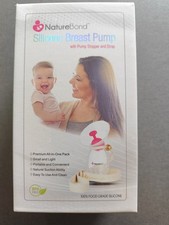 NatureBond Milchpumpe - Muttermilchauff&auml;nger - Silikon manuelle Handmilchpumpe