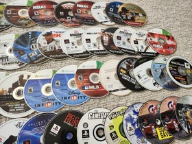 Huge Untested Loose Video Game Disc Lot 70+ Discs PS1 PS2 PS3 Xbox 360 Wii As-Is