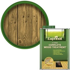 Cuprinol 5 Star Wood Treatment 1L Clear Preservative Insect Fungus Rot Killer