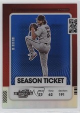 2021 Panini Contenders Season Ticket Optic Blue Prizm 72/99 Zac Gallen #98 0o1