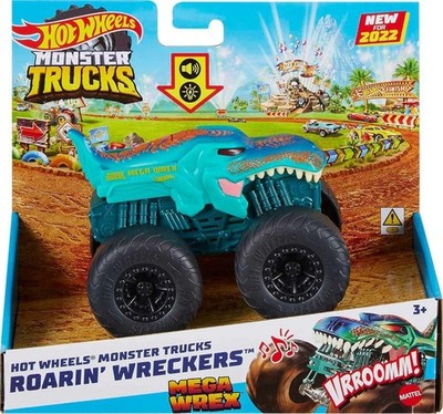 Hot Wheels Spielzeugauto Monster Trucks Roarin' Wreckers Mega-Wrex - NEU