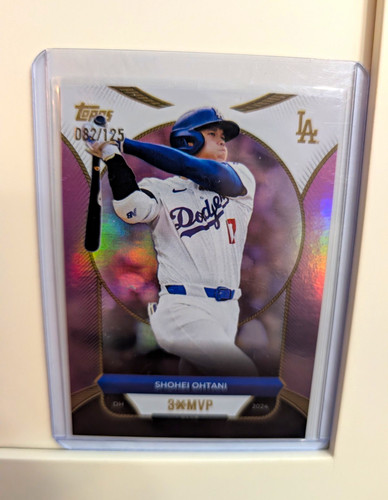 Shohei Ohtani [Pink Foil] #3 2025 Topps Welcome to the Club 3X MVP card
