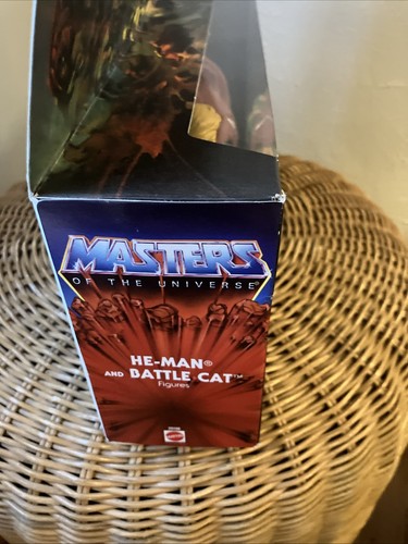 MOTU,Commemorative HE-MAN & BATTLE CAT,2 pack,MISB,MOC,sealed box,Masters - Picture 6 of 7