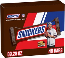 48 ct Box, 1.86 oz Bar, SNICKERS Full Size Bulk Milk Chocolate Candy Bars