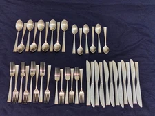 Lot of 41 Cambridge Stainless China Satin Finish