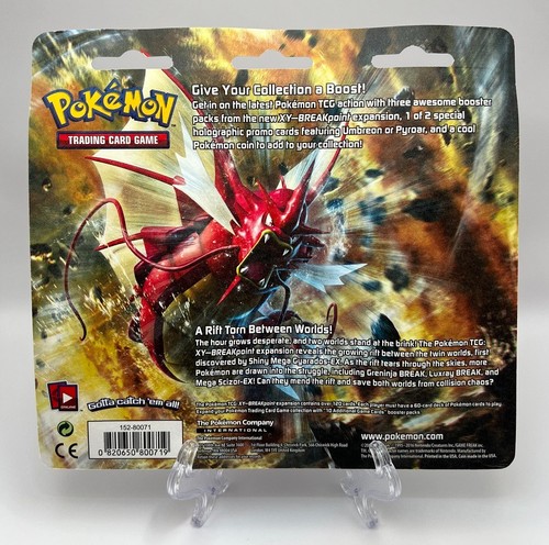 (402921) Pokemon XY Breakpoint Booster Umbreon Paquete de 3 Blister - Sellado de fábrica - Imagen 9 de 12