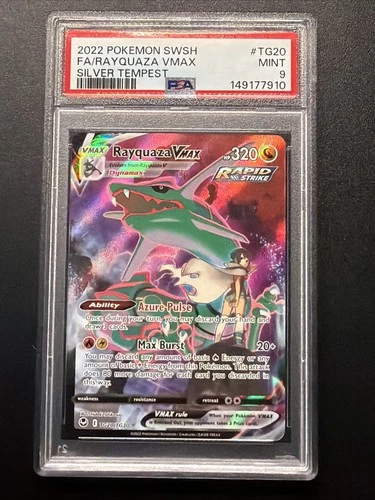 Rayquaza VMAX Silver Tempest TG20/TG30 PSA 9