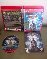 Batman: Arkham Asylum GOTY Edition Greatest Hits Manual Included PS3