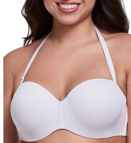 Maidenform Damen-BH vollflächig wandelbar trägerlos weiß Größe 40DD neu mit Etikett - Bild 3 von 17