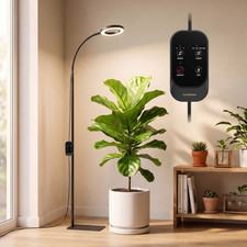 20W Full Spectrum LED Timer Plant Light with Stand Grow Lights for Indoor Plants