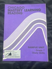 Chicago Mastery Learning Reading Sample Unit ...