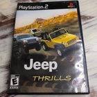 Jeep Thrills (Sony PlayStation 2, 2008) CIB Complete Tested & Working Mint Disc