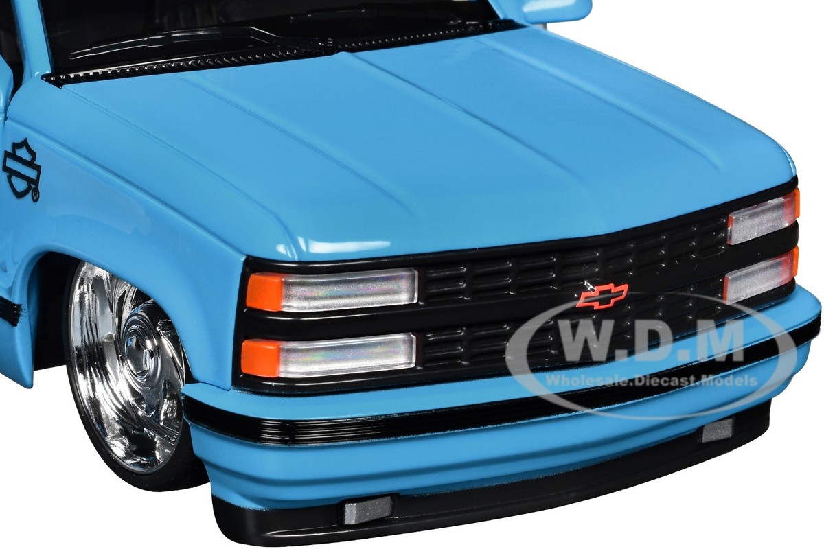 1993 CHEVROLET 454 SS & MOTORCYCLE BLUE 