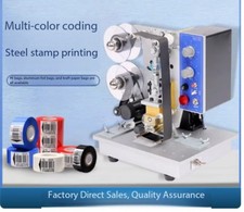 Electric Ribbon Coding Machine Fully Automatic Dual-Row Digital Label Date Stamp