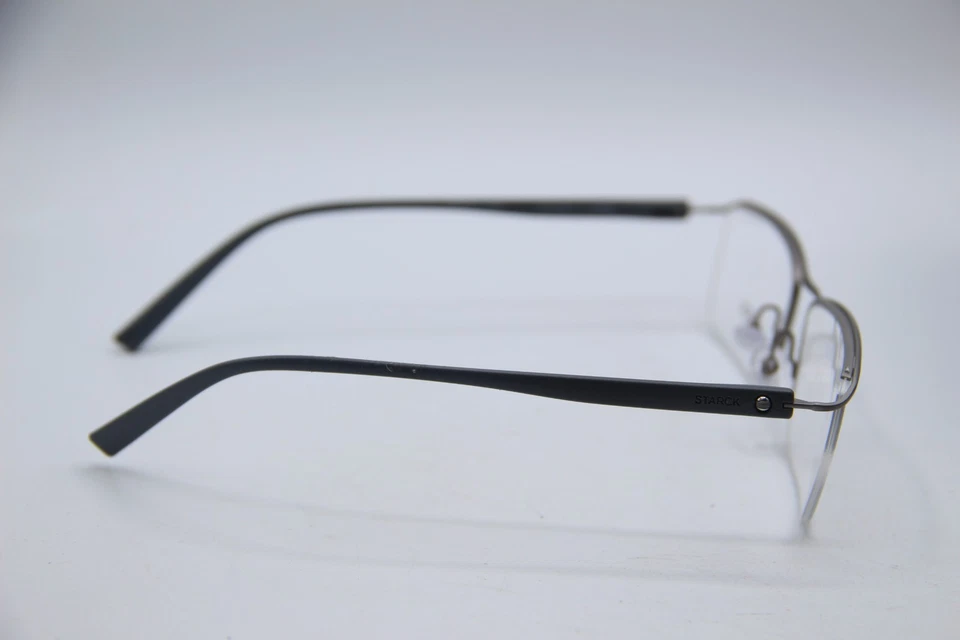 NUEVAS GAFAS STARCK EYES SH 2067-T 0003 GRISES AUTÉNTICAS CON ESTUCHE 57-17 Foto 4 de 4