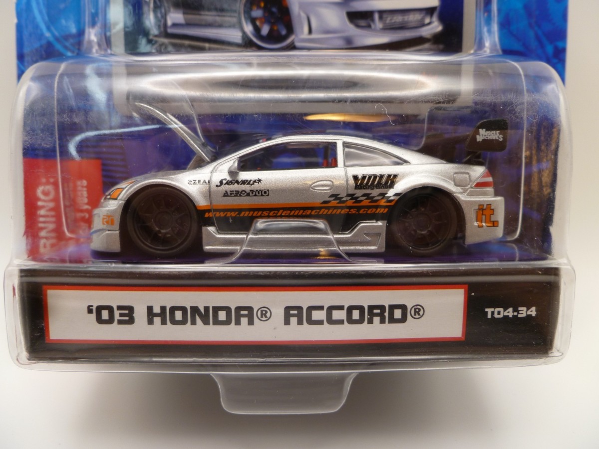 2004 Muscle Machines Import Tuner '03 Honda Accord 1:64 T04-34 | eBay