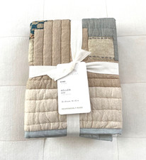 Pottery Barn KELLEN PATCHWORK QUILTED King Sham  One NWT