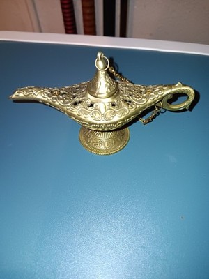 Vintage Alladdin oil incense lamp
