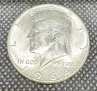 1964-P Kennedy Half Dollar 50C 90% Silver in Flip