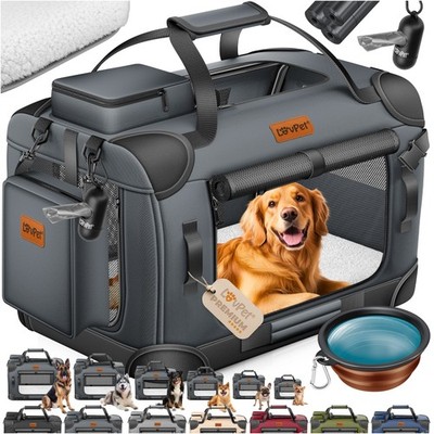 LOVPET® Hundebox Hundetransportbox faltbar Transporttasche Autobox