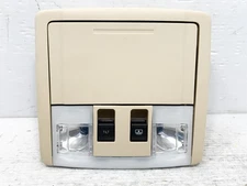 2009-2015 LINCOLN MKX OVERHEAD ROOF CONSOLE STORAGE MAP LIGHT W/SUNROOF TAN OEM