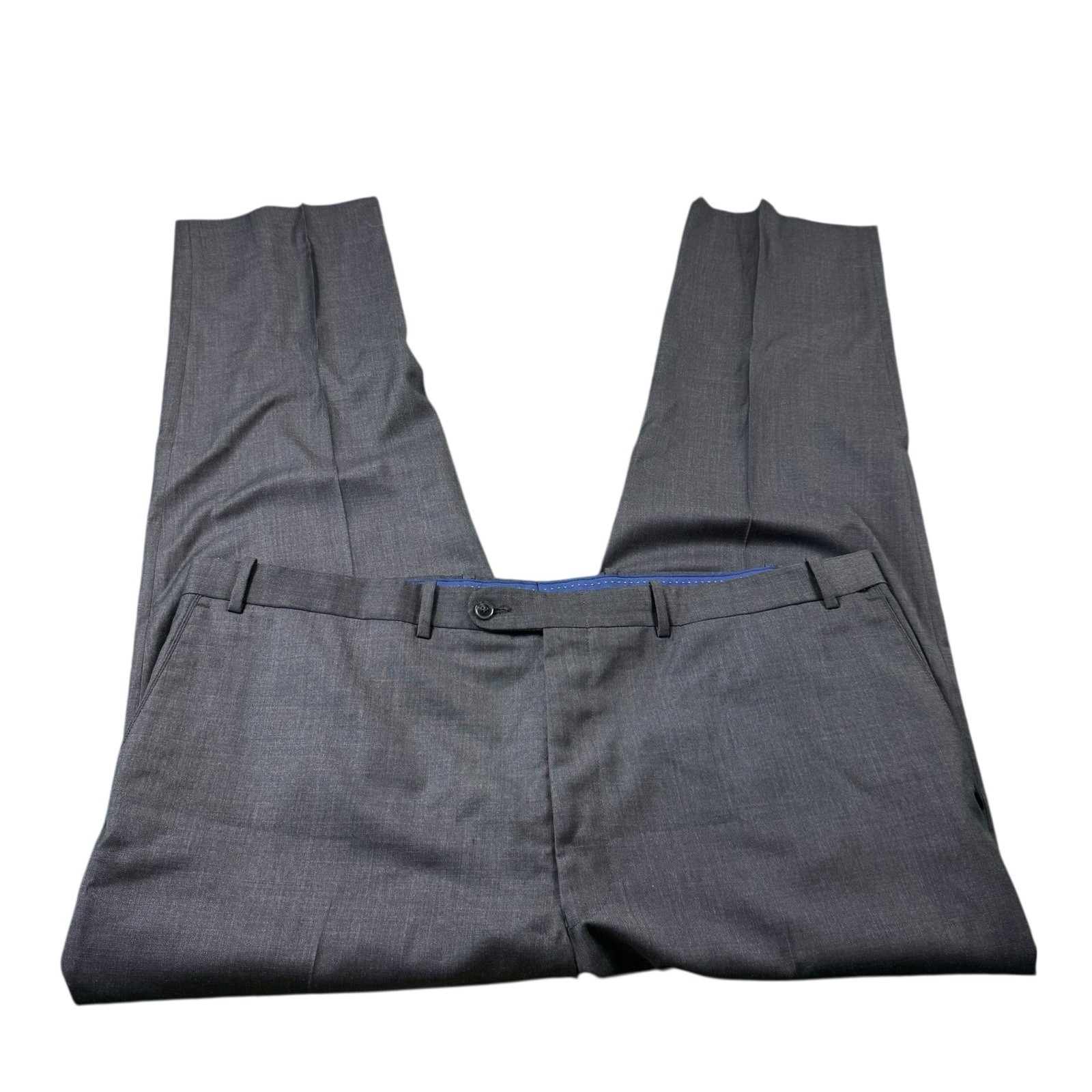 Peter Millar Gray Current Wool Flat Front Men’s T… - image 2