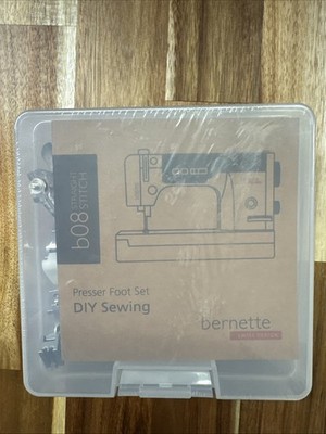 Bernette b08 Straight Stitch Pressure Foot Set - DIY Sewing - Unopened