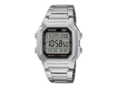 Casio W-800HD-1A Digital Stainless Steel Long Battery Life Unisex