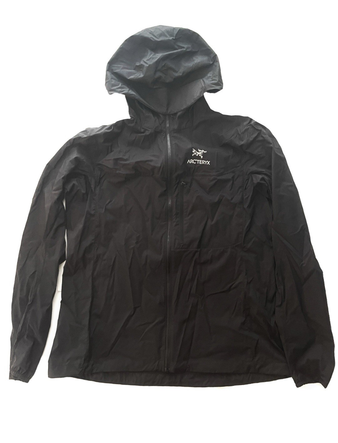 Giacca a vento Arc'teryx Squamish con cappuccio DONNA TAGLIA L colore NERO