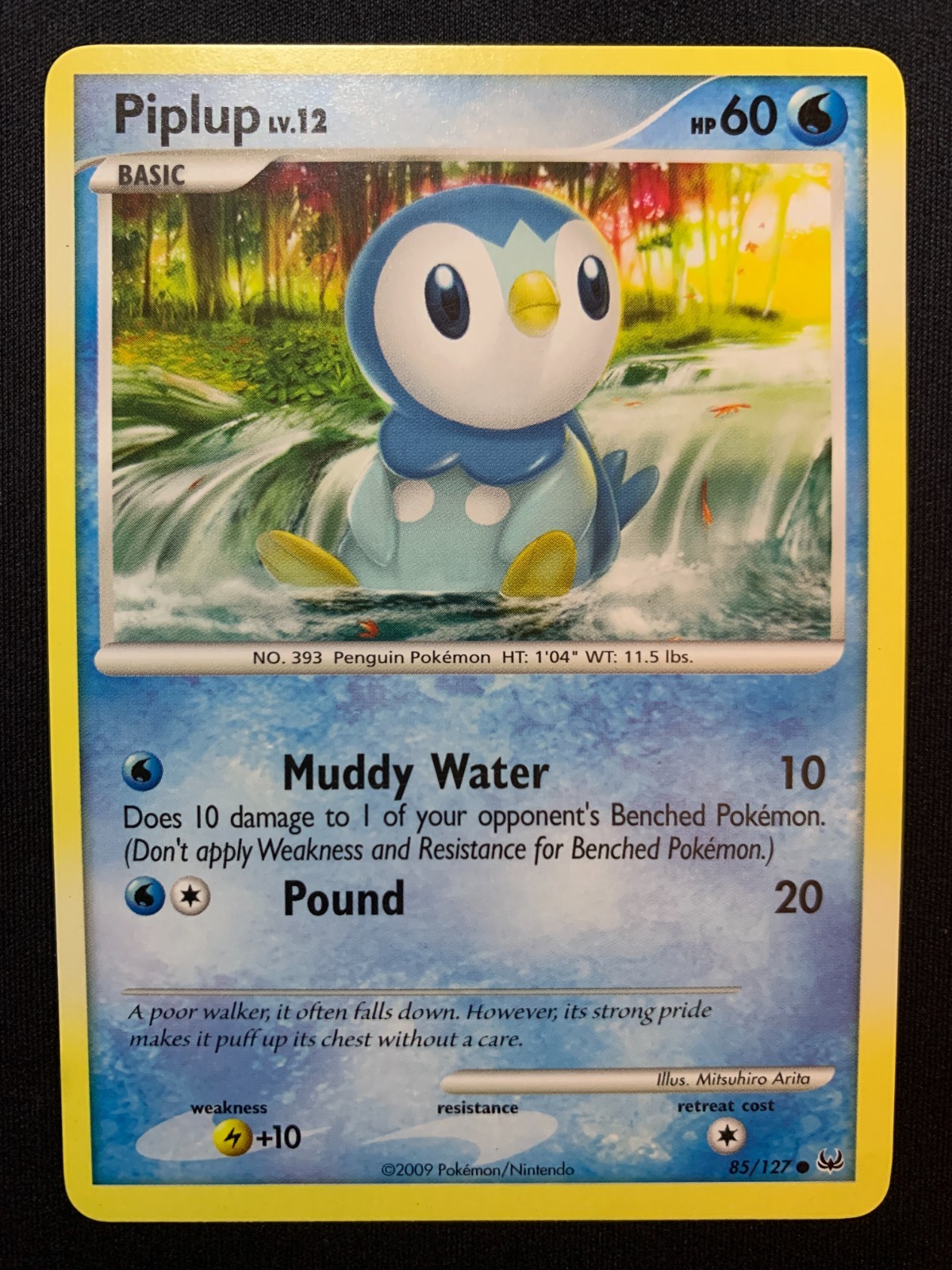 PIPLUP - 85/127 - PLATINUM - POKEMON CARD - LP